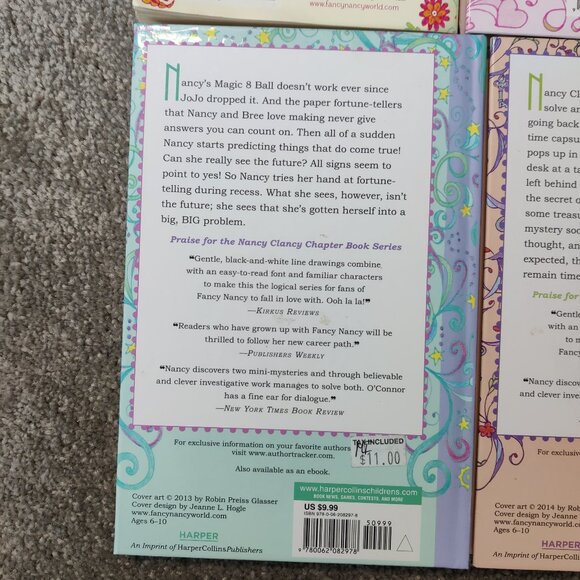 Nancy Clancy Kids Book Set of 4 Stories for Girls Daily Bedtime Reading Age 6-10 - Picture 10 of 11